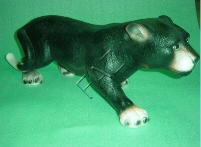 Design Puma Head Figure Statue Sculpture Figures Sculptures Garden Decoration Abstract