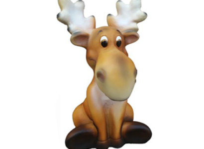 Deer Reindeer Decorative Animal Figure Winter Decoration Height 34 cm Elk Decoration Figures new