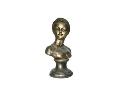 Children Bust Gold Antique Style Decorative Figure Statue Sculpture 29cm Figures Statues R11