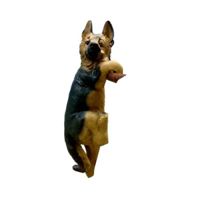 Decorative Figure Statue Sculpture 28 cm Figures Statues Sculptures Garden Dog (A147)