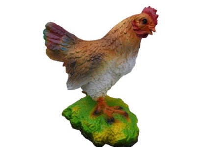 Chicken 32cm Figure Statue Garden Sculpture Decorative Sculptures Decoration