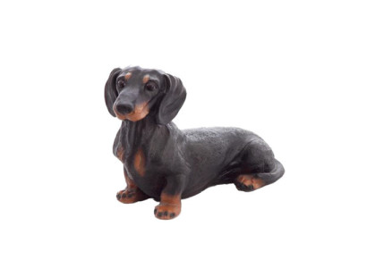 Dachshund Figure Statue Garden Sculpture Decorative Sculptures Decoration
