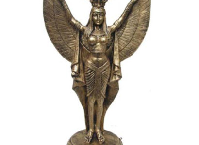 Sculpture Egypt Goddess Maat Candlestick Stand Lamp Lamps Statues Sculptures new