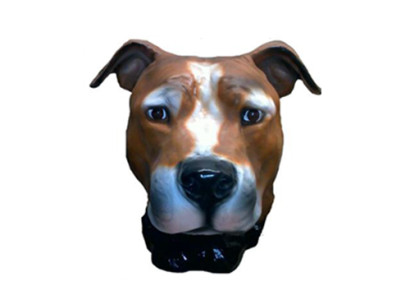 Decorative figure statue sculpture 35 cm figures statues sculptures dog bust new A185