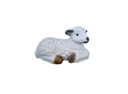 Beautiful decorative modern sculpture of a sheep, figure height 20 cm.