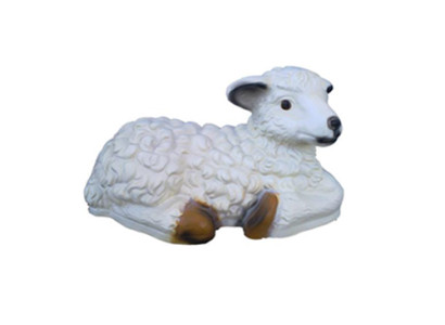 Beautiful decorative modern sculpture of a sheep, figure height 20 cm.
