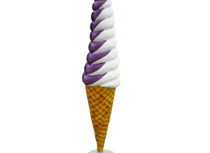 Ice Cream Figure Statue Stand Ice Cream Parlor Restaurant Gastronomy Statues 250cm