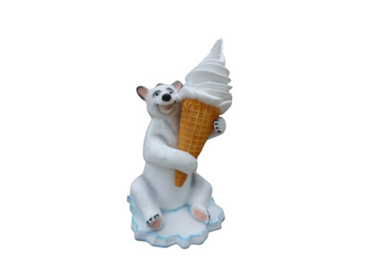 Ice Cream Figure Statue Stand Ice Cream Parlor Restaurant Gastronomy Statues 215cm
