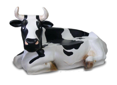 Life-size cow cattle figure decoration statues sculpture garden decorative figures 200cm