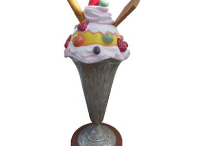 Ice Cream Figure Statue Stand Ice Cream Hall Restaurant Gastronomy Figure 165cm