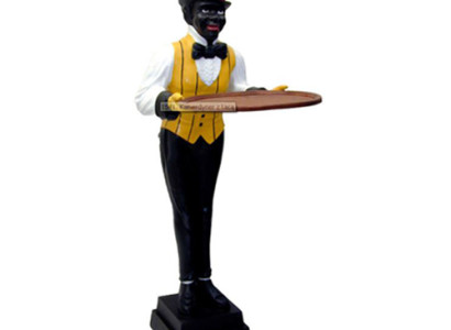 Butler Figure Statue Figures Statues Sculpture Restaurant Hotel 170cm Shelf new
