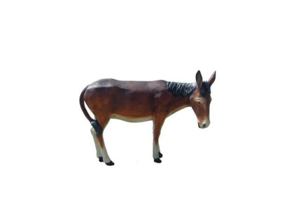 Donkey Decorative Statue Garden Figures Statues 150 cm Life Size Figure Plastic