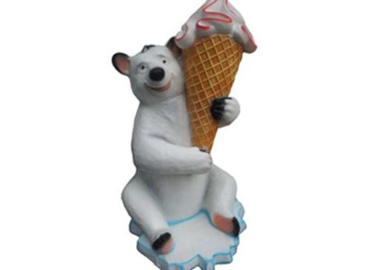 Ice Cream Statue Ice Cream Parlor Restaurant Gastronomy Statues Ice Cream 128cm