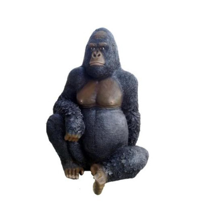 Beautiful abstract designer sculpture monkey, figure height 110 cm.