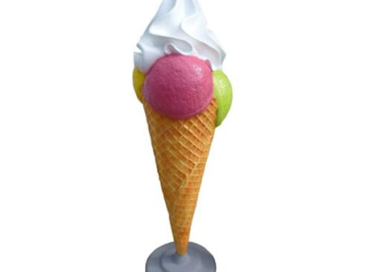 Ice Cream Figure Statue Stand Ice Cream Parlor Gastronomy Statues 185cm Restaurant
