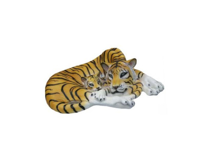 Geopard Decorative Statue Garden Statues 35x80cm Handcraft Figure Plastic new