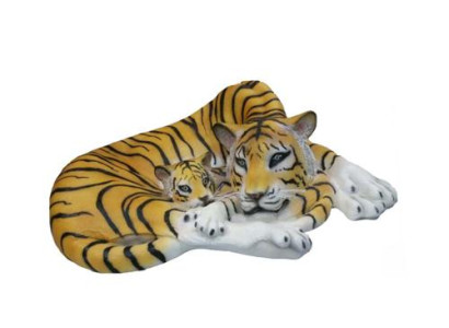 Geopard Decorative Statue Garden Statues 35x80cm Handcraft Figure Plastic new