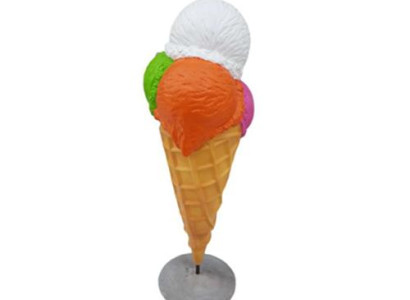 Sculpture ice cream advertising ice cream parlor figures statues stand 185 cm