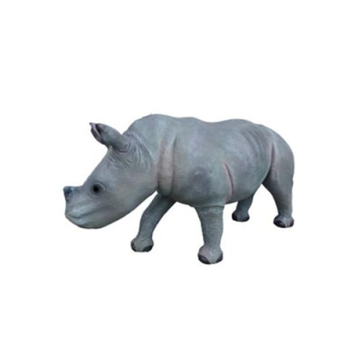 Nasshorn Decorative Statue Garden Figures Statues 142cm Animal Zoo Figure Plastic