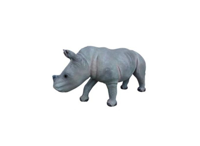 Nasshorn Decorative Statue Garden Figures Statues 142cm Animal Zoo Figure Plastic