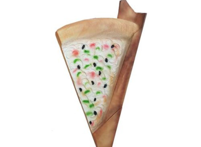 Stand for Pizza Shop Bude Restaurant Price Sign Sculpture Statue 200cm