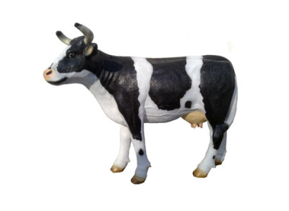 Cow Cattle Life Size Figure Decoration Statues Sculpture Garden Decorative Figures 130cm
