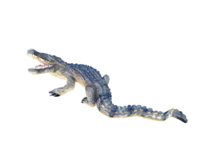 Modern Decorative Sculpture Crocodile Nile Life Size 180 cm Garden Decoration new