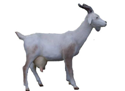 Goat Decorative Statue Garden Figures Statues 120 cm Life Size Figure Plastic