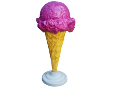 Ice Cream Figure Statue Stand Ice Cream Parlor Restaurant Gastronomy Statues 110cm