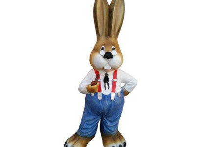 Rabbit figure abstract figures statues modern statue colorful painted new 137cm