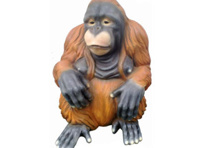 orangutan monkey figure abstract figures statues modern painted new 79cm statue