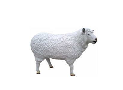 Modern Design Sheep Animal Garden from Plastic Decoration Decoration Sculpture White new