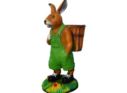 Rabbit figure abstract figures statues modern statue colorful painted new 110cm