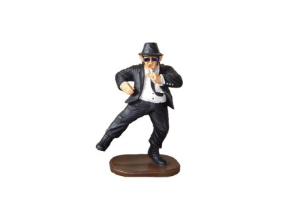 Decorative Figure Statue Sculpture 90 cm Figures Statues Sculptures Dance Black Men P121