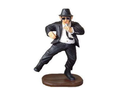 Decorative Figure Statue Sculpture 90 cm Figures Statues Sculptures Dance Black Men P121