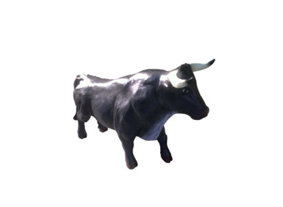 Bull Decorative Statue Garden Figures Statues 110 cm Life Size Figure Plastic