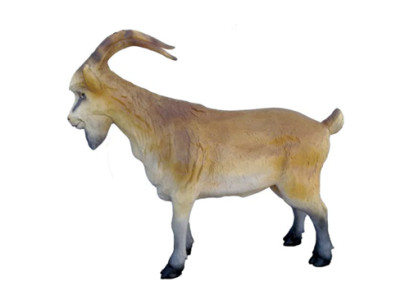 Goat Decorative Statue Garden Figures Statues 106 cm Life Size Figure Plastic