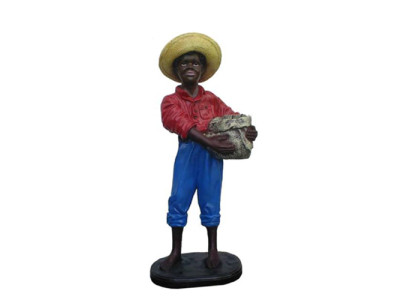 Decorative figure statue sculpture 115 cm figures statues sculptures black boy P78
