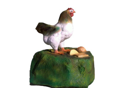 Decorative figures hen from Plastic Easter decoration chicken garden figure height 59 cm new