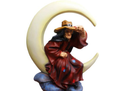 Decorative figure statue sculpture 80 cm figures statues sculptures witch moon new P133