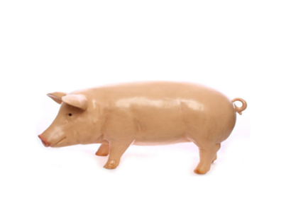 Poor Pig Farm Decoration Garden Figures Statue Animal Sfrom age Statues 93cm