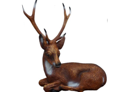 Figures sculpture garden decoration decorative sculpture statue fawn deer new 80cm