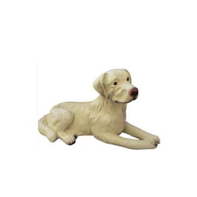 Dog figure dog figures statues modern beige painted new 88cm statue sculpture