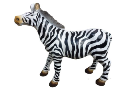 Modern Design Zebra Animal Garden from Plastic Decoration Deco Sculpture 70cm new