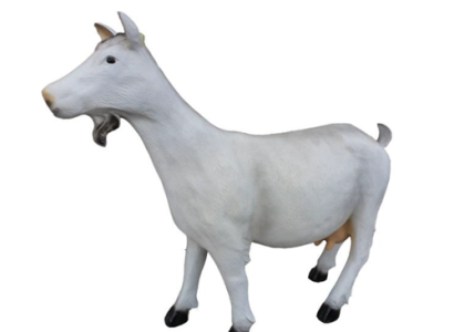 Figures Sculpture Garden Decoration Decorative Sculpture Statue Goat Statues Animal 85 cm