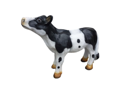 Calf Cow Beef Butcher Advertising Butcher Animal Stand Eye-Catcher Statue 58 cm