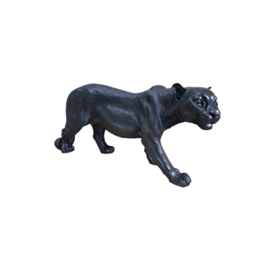 African Panther Decorative Statue Garden Figures Statues 85cm Life Size