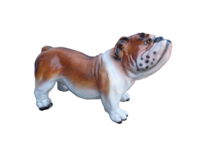 Dog Decorative Statue Garden Figures Statues 62cm Life Size Figure Plastic