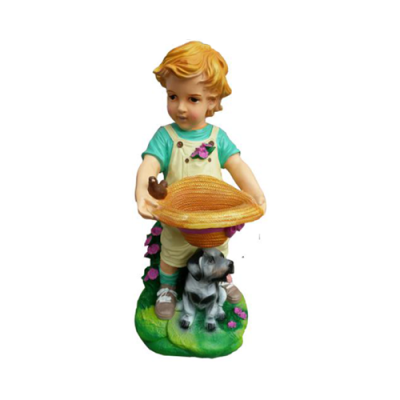 Decorative figure statue sculpture 48 cm figures statues sculptures boy garden P119