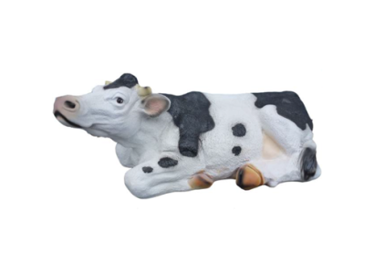 Modern Figure Cow Cattle Plastic Sculpture Statues Figures Decoration Calf 70cm